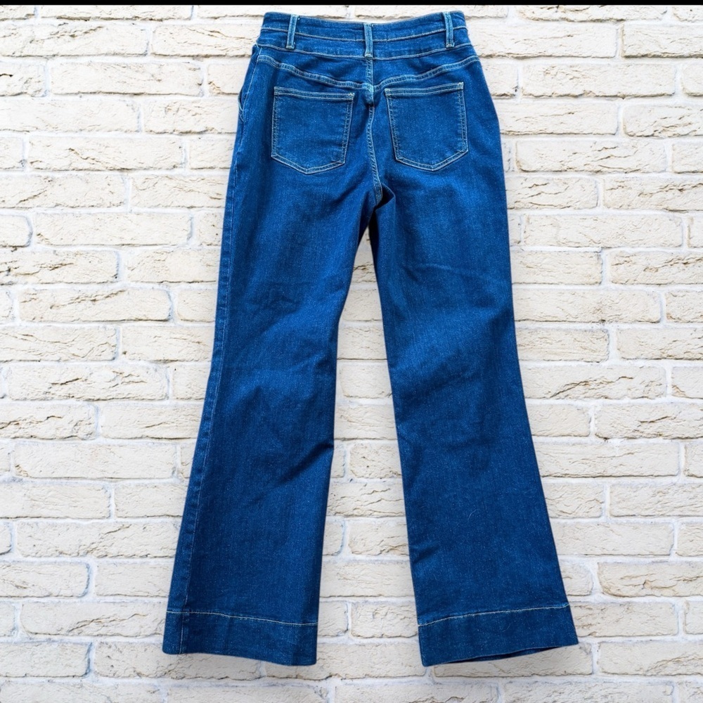 NWT Bagatelle High Rise Wide Leg Jeans in Cordelia Wash Size 28 - Picture 4 of 7